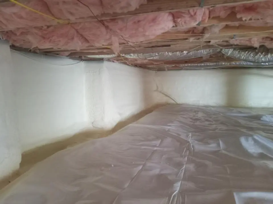 Crawl space encapsulation with closed-cell spray foam for Spray Foam Roofing Repair in Bothell West